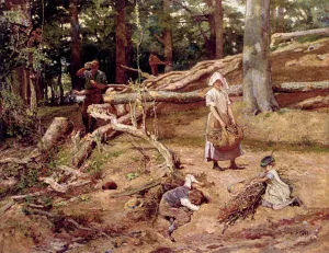 The Woodlands Oil painting by William Small