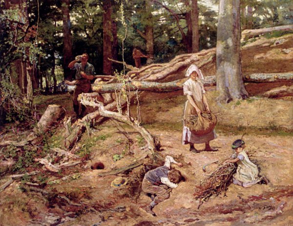 Main Product Photo of The Woodlands Painting by William Small