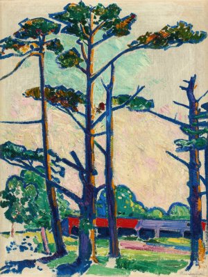 Fauve Landscape by William Sommer Oil Painting