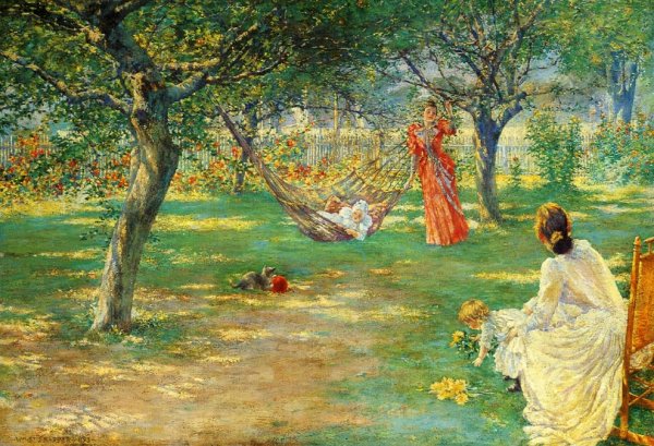 Mid-Summer, East Hampton, New York by William St. John Harper - Hand-Painted Oil Painting Reproduction