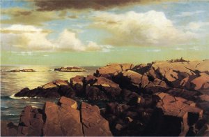 After a Shower, Nahant, Massachusetts Oil painting by William Stanley Haseltine