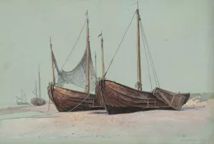 Blankenbergh Oil painting by William Stanley Haseltine