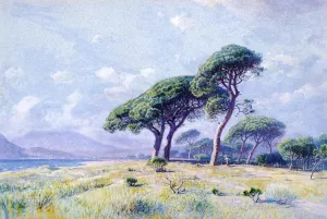 Cannes painting by William Stanley Haseltine