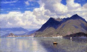 Lago Maggiore Oil painting by William Stanley Haseltine