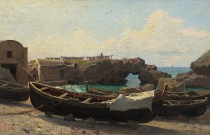 Marina Piccola by William Stanley Haseltine Oil Painting