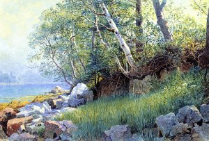 North East Harbor, Maine by William Stanley Haseltine Oil Painting