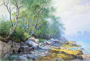 Seal Harbor, Mount Desert, Maine by William Stanley Haseltine - Oil Painting Reproduction