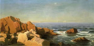 Sunny Afternoon, Newport, Rhode Island by William Stanley Haseltine Oil Painting