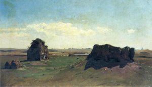 Torre degli Schiavi, Campagna Romana Oil painting by William Stanley Haseltine