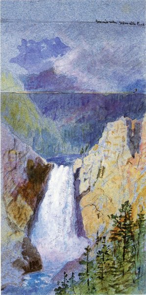 Yosemite Valley, Yellowstone Park by William Stanley Haseltine Oil Painting