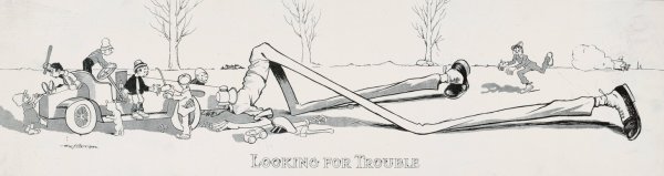 Looking for trouble  by William Steinigans - Hand-Painted Oil Painting Reproduction