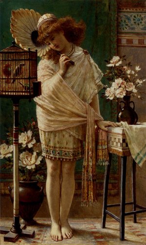 Love Birds by William Stephen Coleman Oil Painting