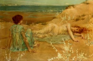 Idlers by William Stott Oil Painting