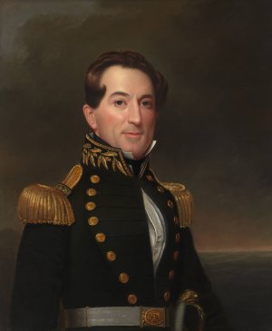 David Glasgow Farragut by William Swain Oil Painting