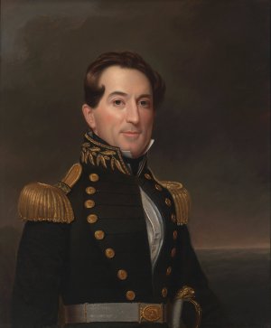 David Glasgow Farragut by William Swain Oil Painting