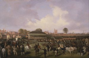 Lord Westminster's Cardinal Puff, with Sam Darling Up, Winning the Tradesman's Plate, Chester by William Tasker Oil Painting