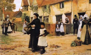 Evicted by William Teulon Blandford Fletcher - Oil Painting Reproduction