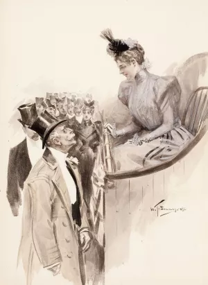 The Review by William Thomas Smedley Oil Painting