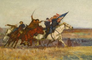 The Rebel Deflection by William Thomas Trego Oil Painting