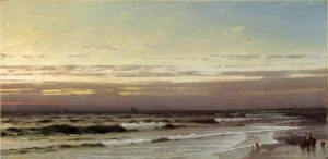 Along the Atlantic Coast by William Trost Richards - Oil Painting Reproduction
