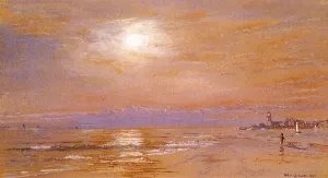 Along the Jersey Coast Oil painting by William Trost Richards