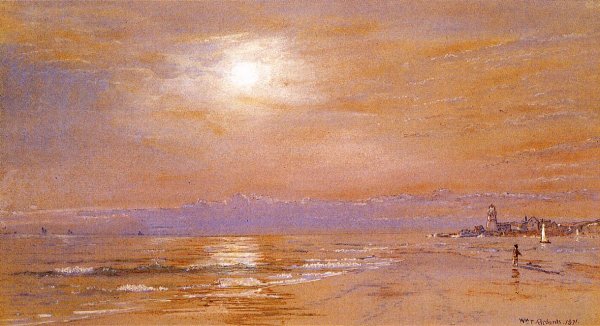 Main Product Photo of Along the Jersey Coast Painting by William Trost Richards