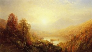 Autumn in the Mountains Oil painting by William Trost Richards