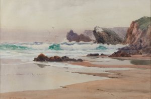 Breakers by William Trost Richards Oil Painting