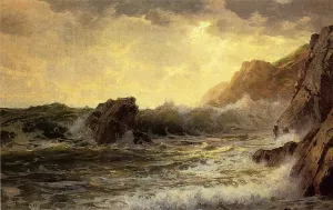 Breaking Waves by William Trost Richards - Oil Painting Reproduction