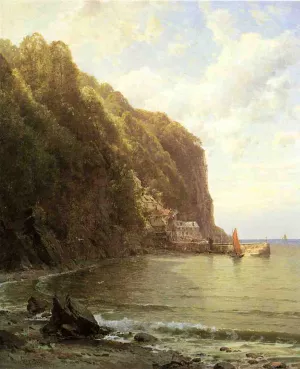 Coast of Cornwall by William Trost Richards - Oil Painting Reproduction