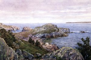 Conanicut, Rhode Island Oil painting by William Trost Richards