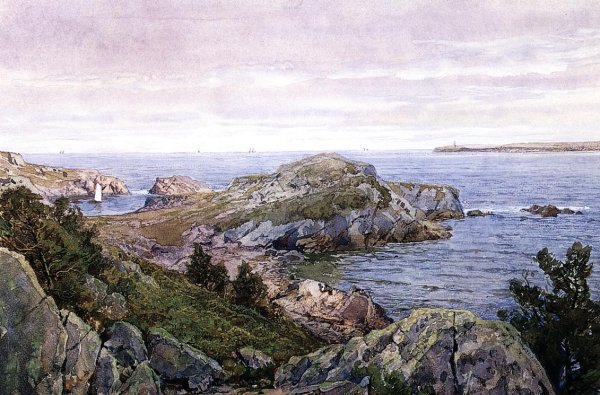 Conanicut, Rhode Island by William Trost Richards - Hand-Painted Oil Painting Reproduction