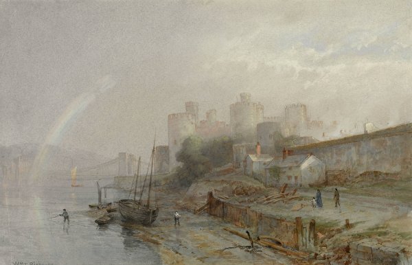 Main Product Photo of Conway Castle, Wales  Painting by William Trost Richards