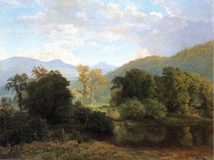 Delaware Valley Oil painting by William Trost Richards