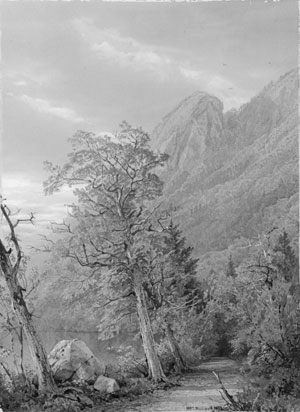 Eagle's Nest, Franconia Notch by William Trost Richards Oil Painting