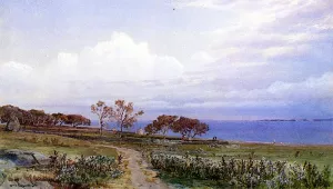 Easton's Point, Newport Oil painting by William Trost Richards