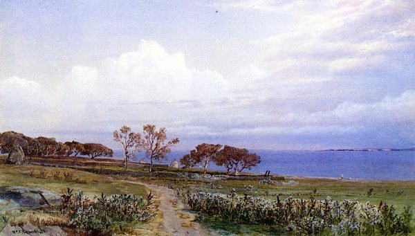 Main Product Photo of Easton's Point, Newport Painting by William Trost Richards