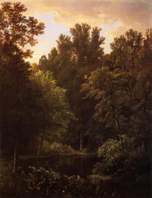 Forest Pool by William Trost Richards Oil Painting