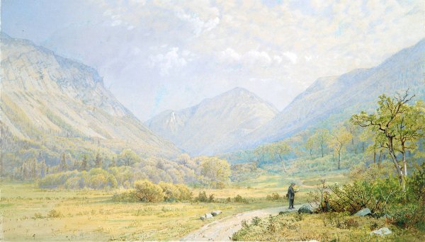 Main Product Photo of Franconia Notch, New Hampshire  Painting by William Trost Richards