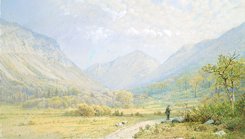 Main Product Photo of Franconia Notch, New Hampshire Painting by William Trost Richards