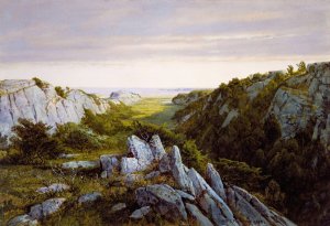 From Paradise to Purgatory, Newport by William Trost Richards Oil Painting