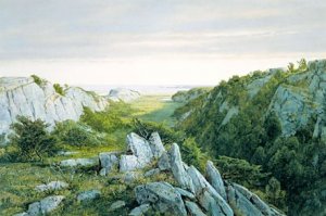 From Paradise to Purgatory, Newport by William Trost Richards Oil Painting