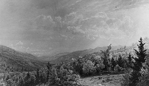 Main Product Photo of From the Flume House, Franconia, New Hampshire Painting by William Trost Richards