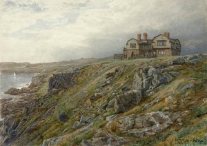 Graycliff, the Artist's Home, Newport, Rhode Island by William Trost Richards Oil Painting
