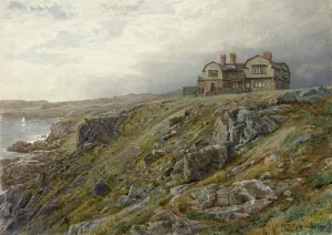 Graycliff, the Artist's Home, Newport, Rhode Island by William Trost Richards Oil Painting