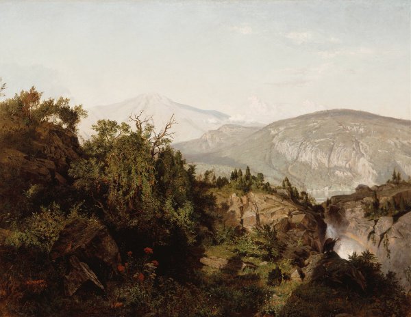 Main Product Photo of In the Adirondack Mountains  Painting by William Trost Richards