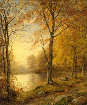 Indian Summer by William Trost Richards Oil Painting