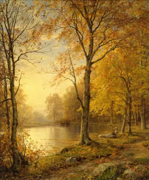 Indian Summer by William Trost Richards Oil Painting