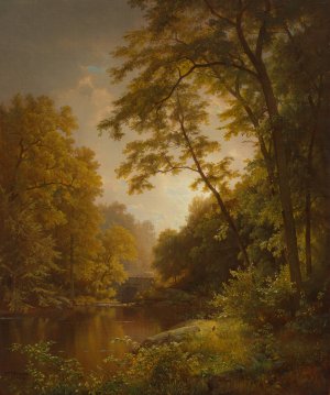 June Day by William Trost Richards Oil Painting