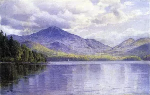 Lake Placid, Adirondack Mountains by William Trost Richards Oil Painting
